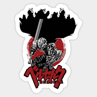 berserk black swordsman Sticker